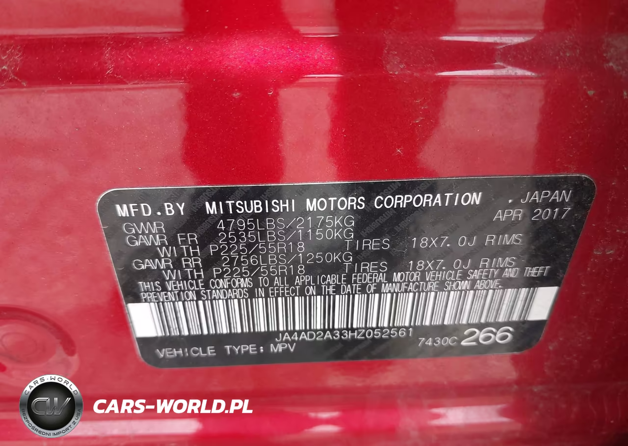 2017 Mitsubishi Outlander Es VIN:JA4AD2A33HZ052561 - 9