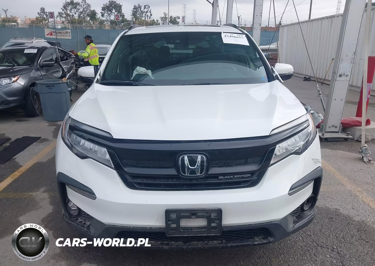 2022 Honda Pilot Awd Black Edition VIN:5FNYF6H72NB062286 - 12