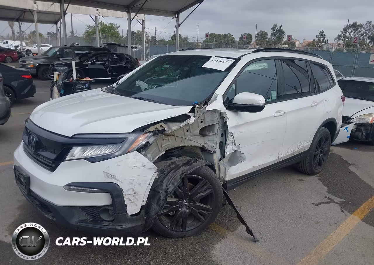2022 Honda Pilot Awd Black Edition VIN:5FNYF6H72NB062286 - 2