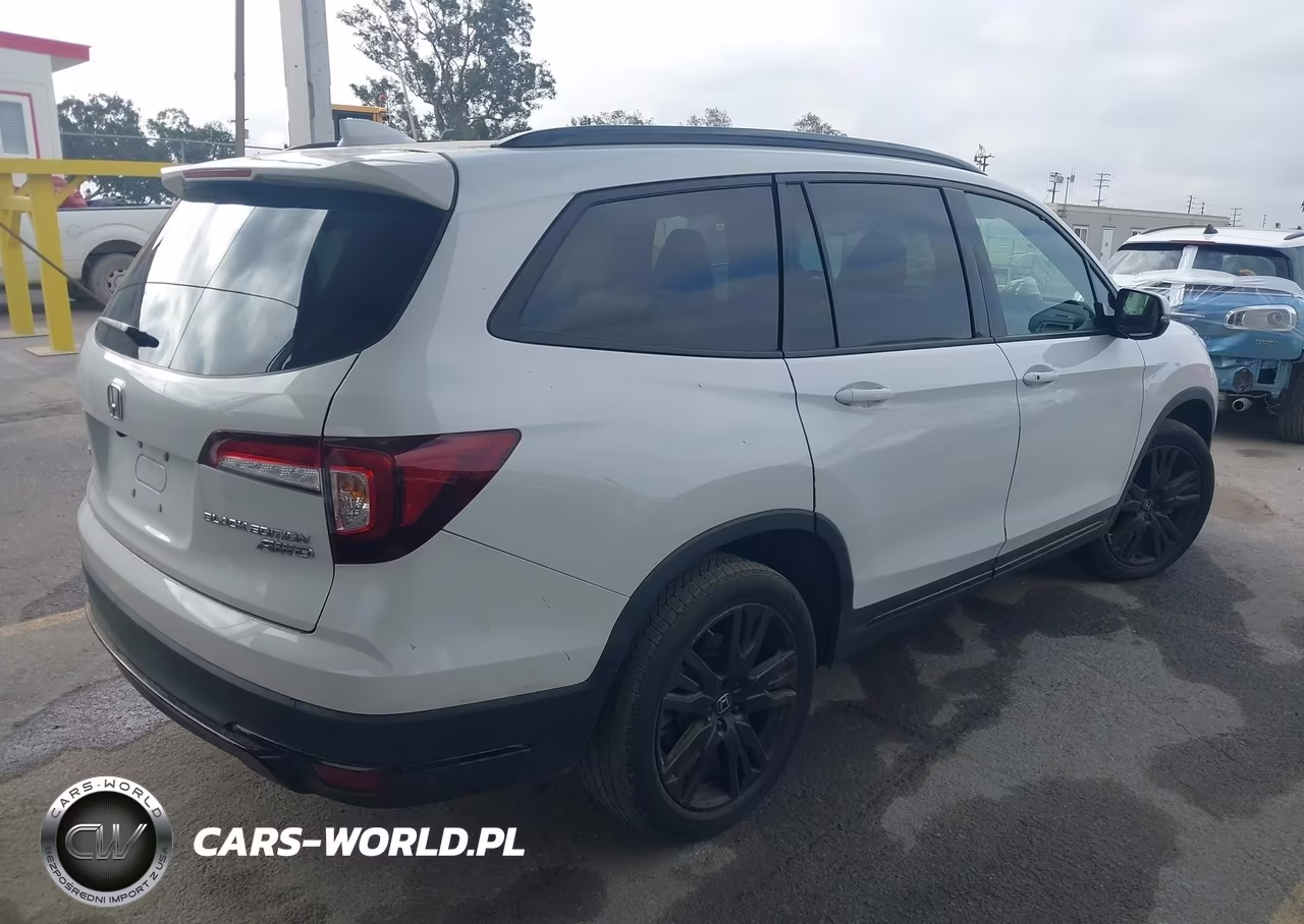 2022 Honda Pilot Awd Black Edition VIN:5FNYF6H72NB062286 - 4