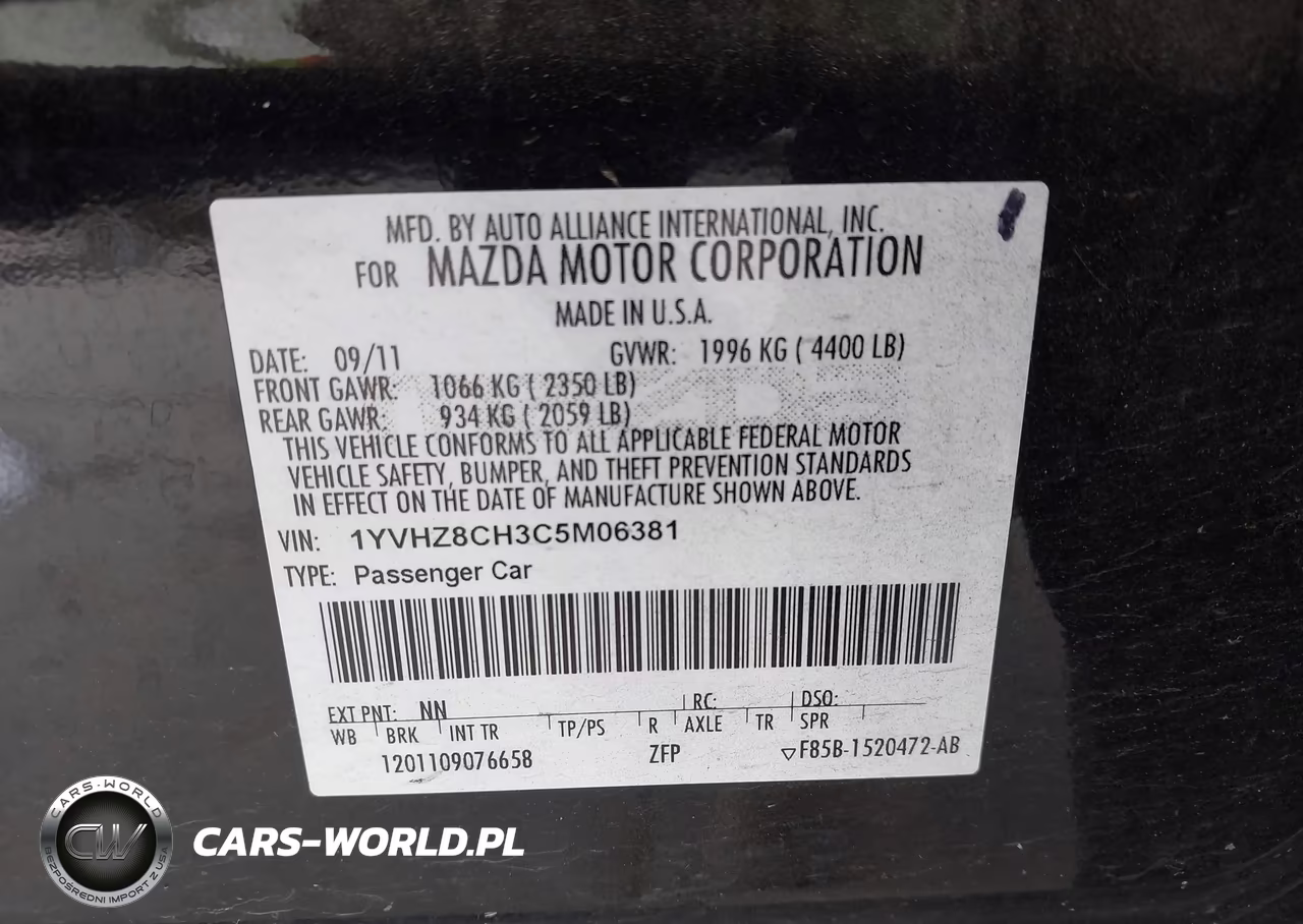 2012 Mazda Mazda6 I Grand Touring VIN:1YVHZ8CH3C5M06381 - 9