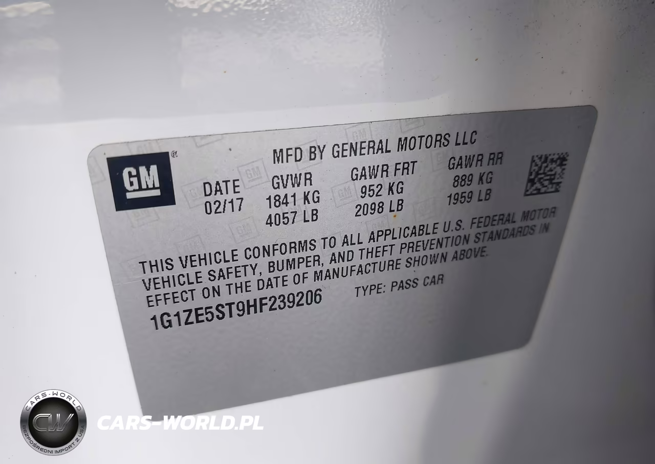 2017 Chevrolet Malibu 1Lt VIN:1G1ZE5ST9HF239206 - 9
