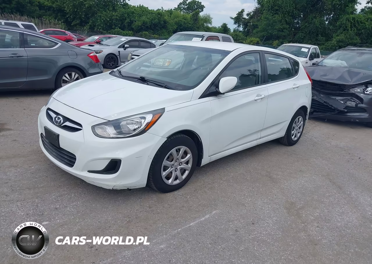 2012 Hyundai Accent Gs VIN:KMHCT5AE2CU007925 - 2