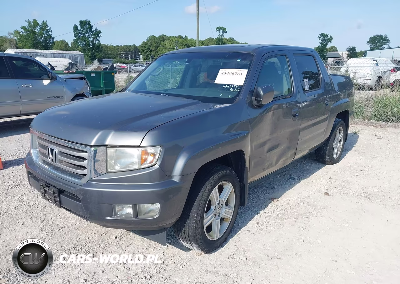 2012 Honda Ridgeline Rtl VIN:5FPYK1F52CB451188 - 2