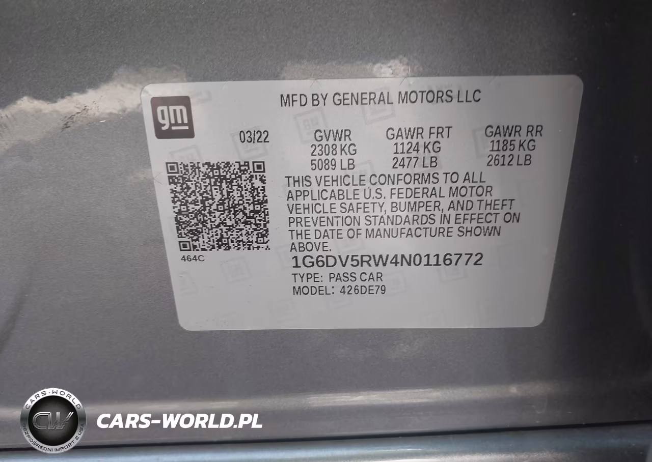2022 Cadillac Ct5-V V-Series VIN:1G6DV5RW4N0116772 - 9
