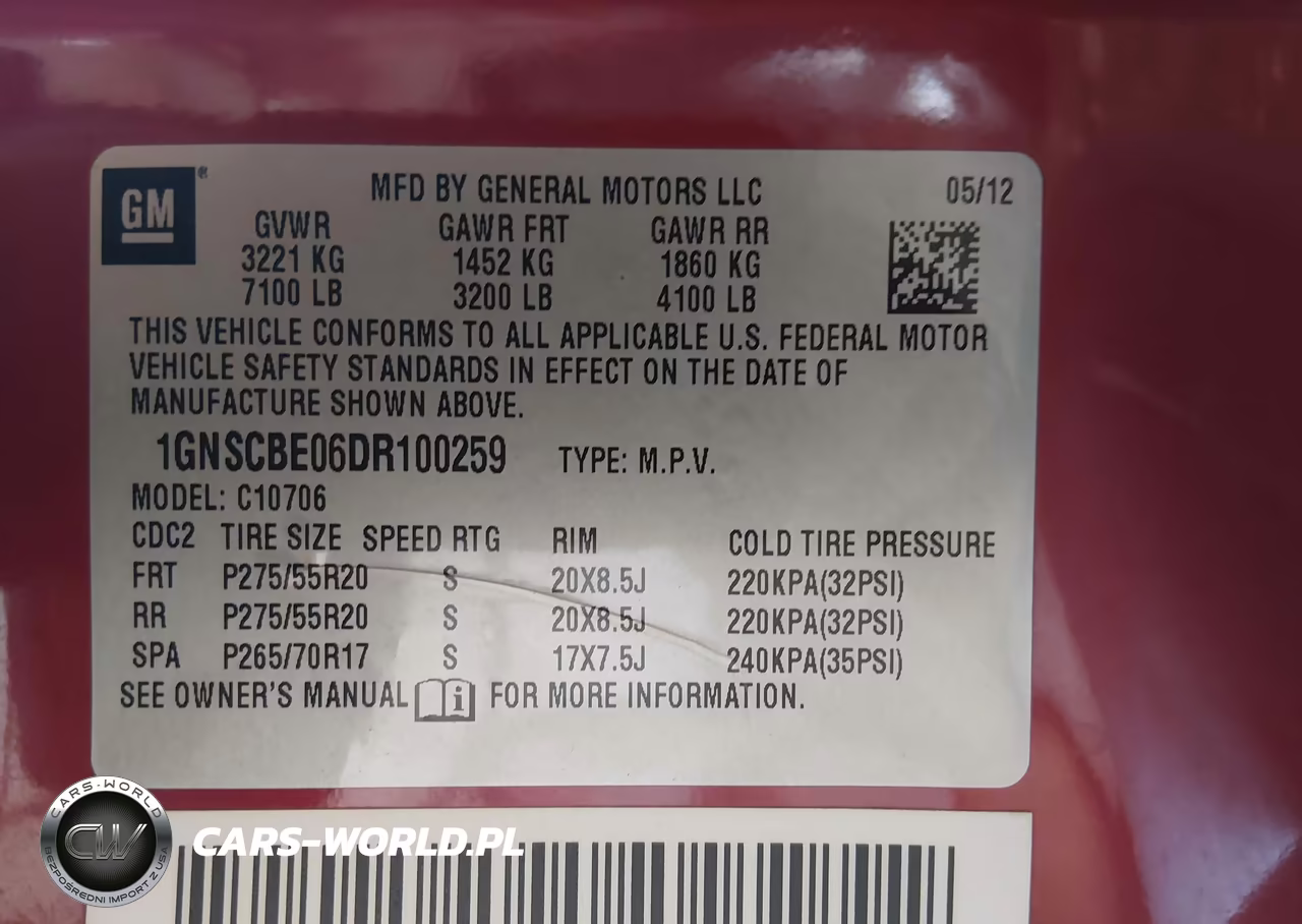2013 Chevrolet Tahoe Lt VIN:1GNSCBE06DR100259 - 9