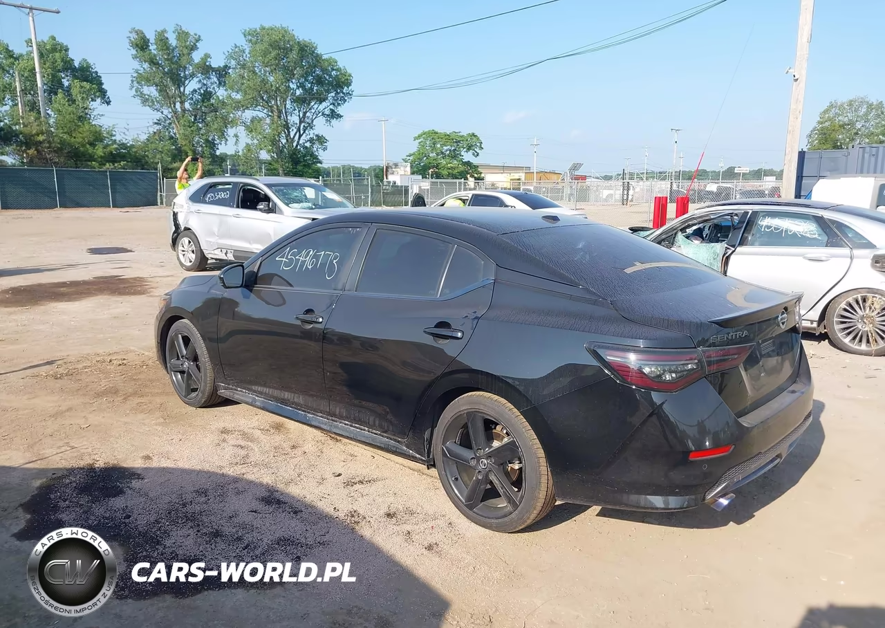 2021 Nissan Sentra Sr Xtronic Cvt VIN:3N1AB8DV9MY233277 - 3
