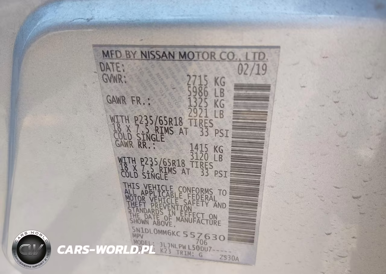2019 Infiniti Qx60 Pure VIN:5N1DL0MM6KC557630 - 9