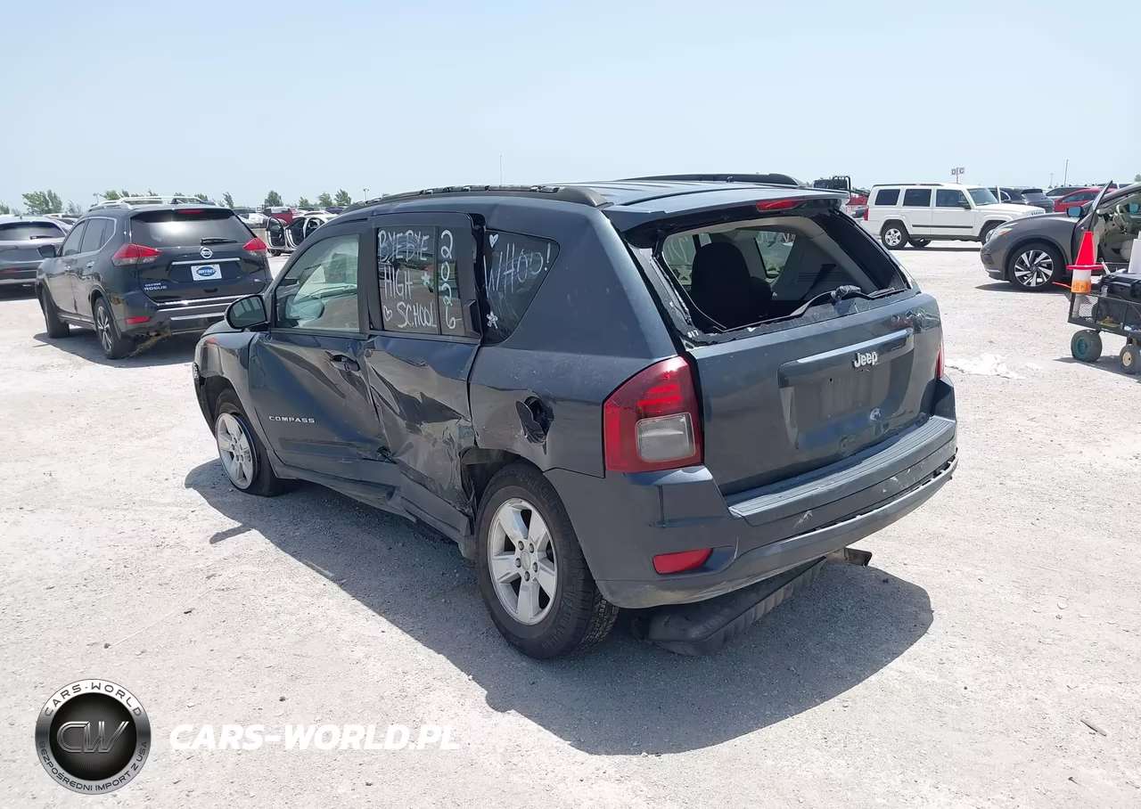 2014 Jeep Compass Sport VIN:1C4NJCBA7ED727470 - 3