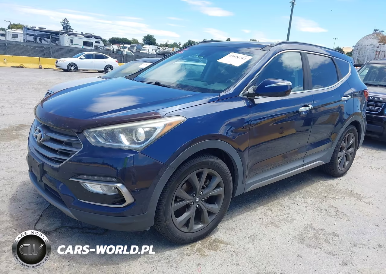 2017 Hyundai Santa Fe Sport VIN:5XYZWDLA8HG397884 - 2