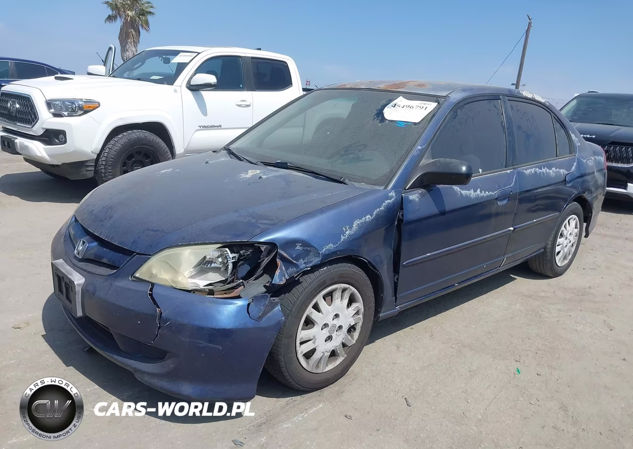 2004 Honda Civic Lx VIN:2HGES16594H564757 - 2