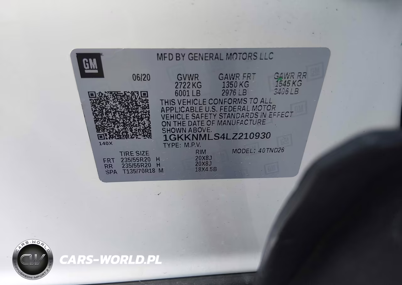 2020 GMC Acadia Fwd Slt VIN:1GKKNMLS4LZ210930 - 9