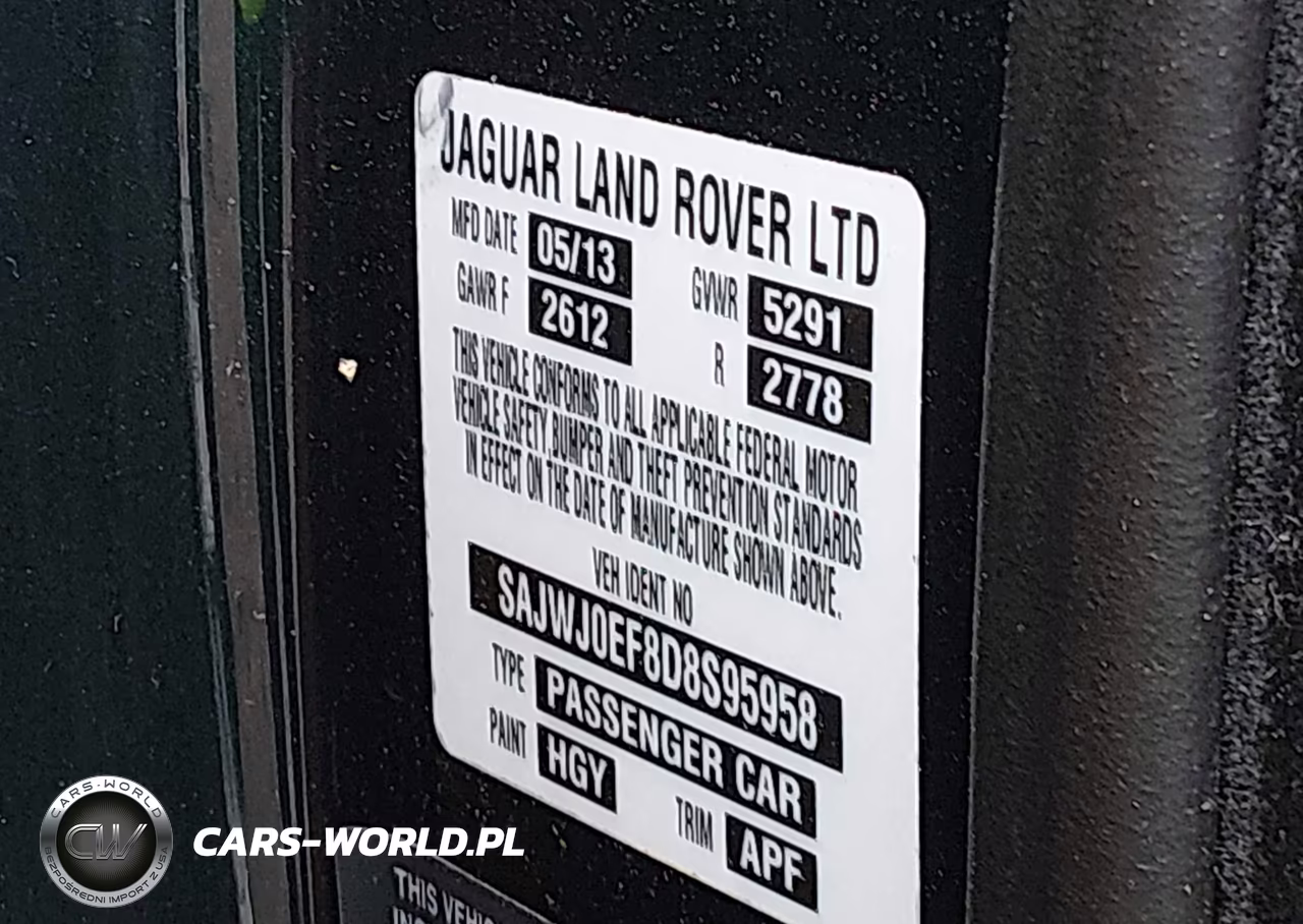 2013 Jaguar Xf V6 Sc VIN:SAJWJ0EF8D8S95958 - 9