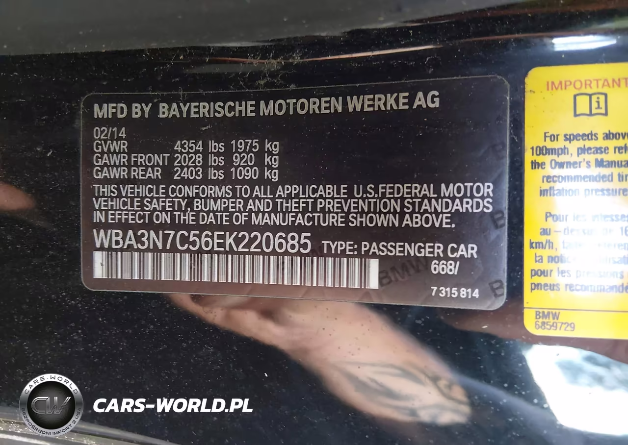 2014 BMW 428I VIN:WBA3N7C56EK220685 - 9