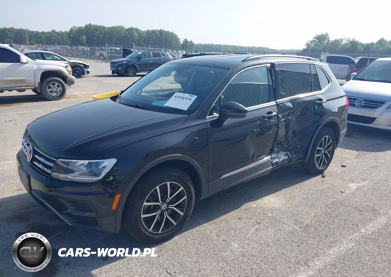 2021 Volkswagen Tiguan 2.0T Se-2.0T Se R-Line Black-2.0T Sel VIN:3VV2B7AX8MM100567 - 2