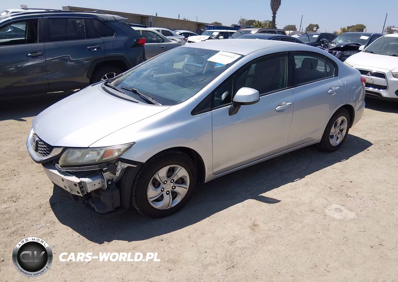 2013 Honda Civic Lx VIN:19XFB2F58DE236492 - 2