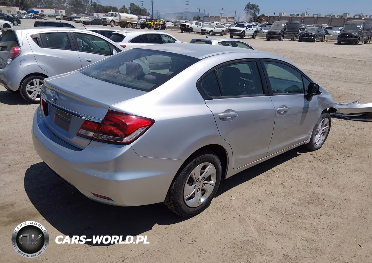 2013 Honda Civic Lx VIN:19XFB2F58DE236492 - 4