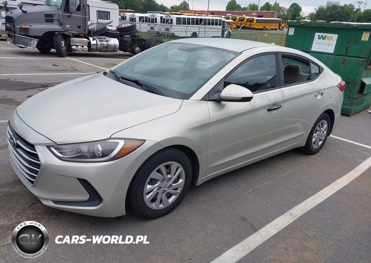 2017 Hyundai Elantra Se VIN:KMHD74LF5HU082098 - 2
