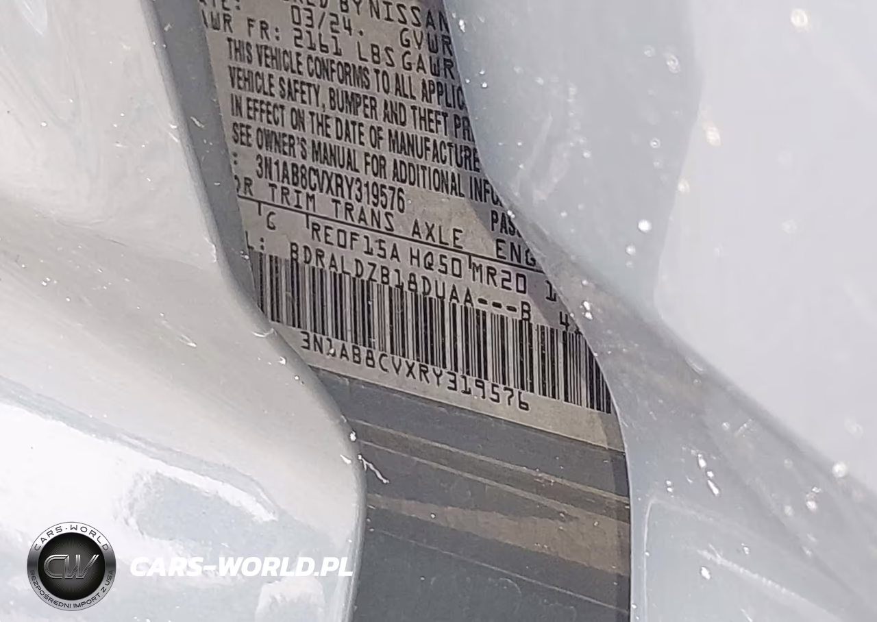 2024 Nissan Sentra Sv Xtronic Cvt VIN:3N1AB8CVXRY319576 - 9