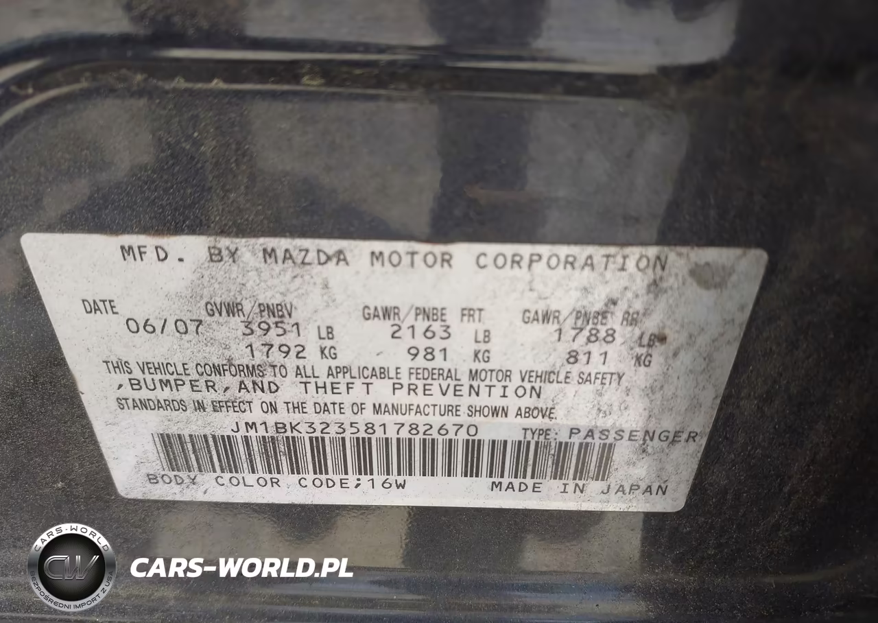 2008 Mazda Mazda3 S Touring VIN:JM1BK323581782670 - 9