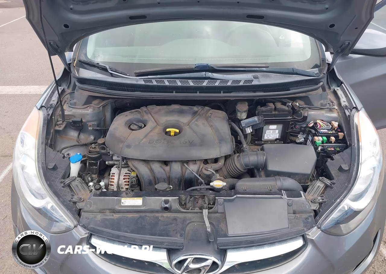 2012 Hyundai Elantra Gls VIN:5NPDH4AE9CH119233 - 10