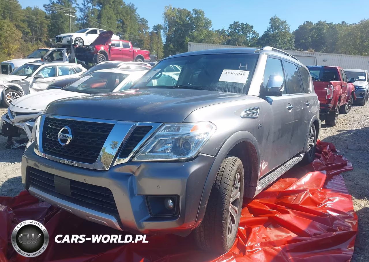 2017 Nissan Armada Platinum VIN:JN8AY2NE0H9703400 - 2