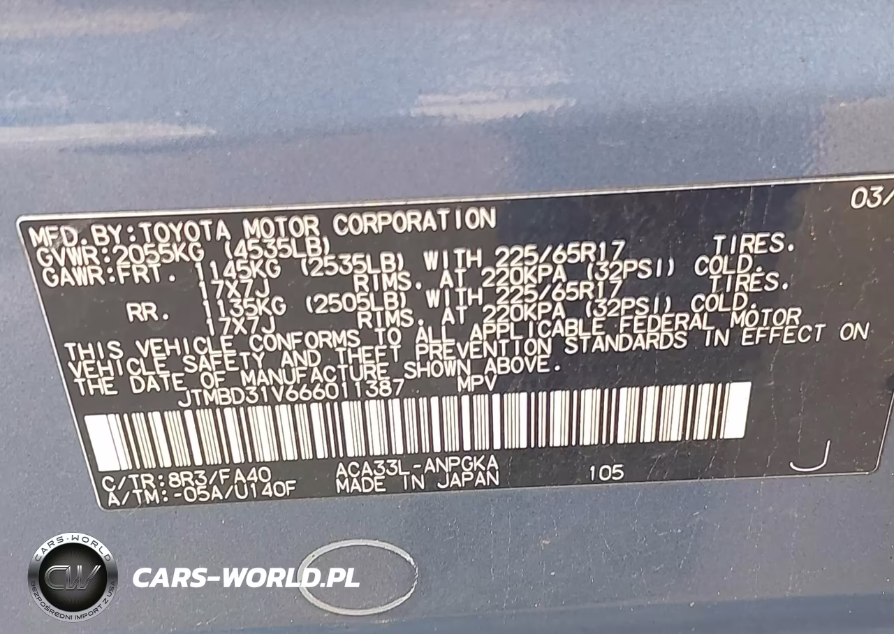 2006 Toyota Rav4 Limited VIN:JTMBD31V666011387 - 9