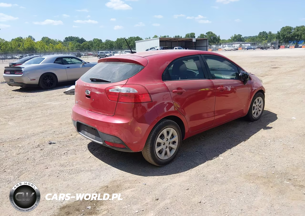 2012 Kia Rio5 Lx VIN:KNADM5A38C6021592 - 4