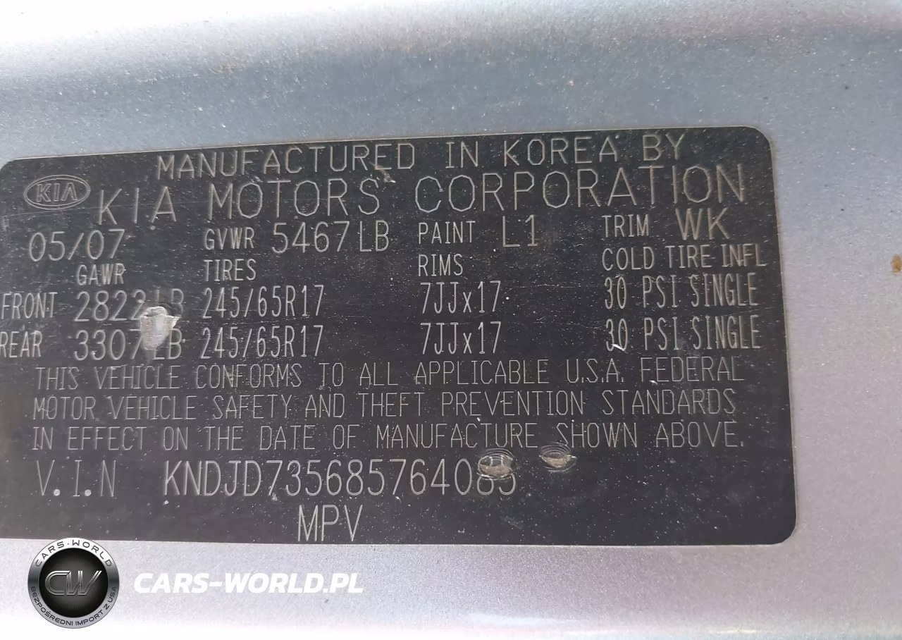 2008 Kia Sorento Lx VIN:KNDJD735685764085 - 9