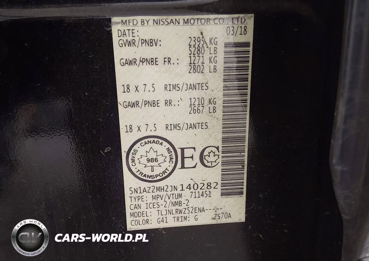 2018 Nissan Murano Platinum-S-Sl-Sv VIN:5N1AZ2MH2JN140282 - 9