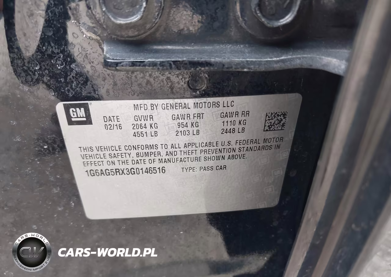 2016 Cadillac Ats Standard VIN:1G6AG5RX3G0146516 - 9