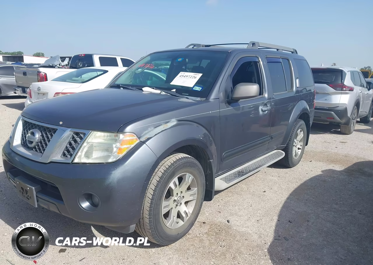 2010 Nissan Pathfinder Se VIN:5N1AR1NN7AC624295 - 2