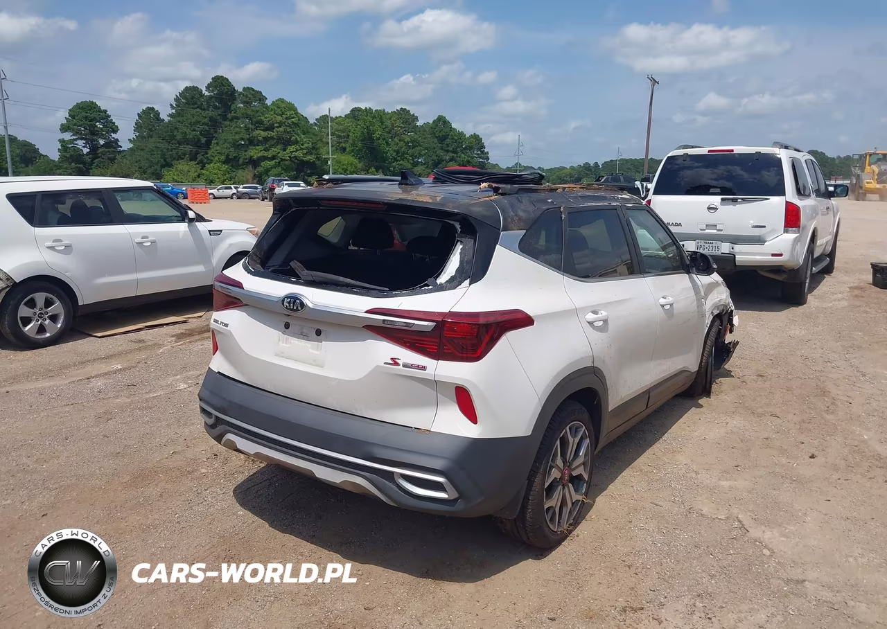 2021 Kia Seltos S Turbo VIN:KNDEUCA23M7093881 - 4