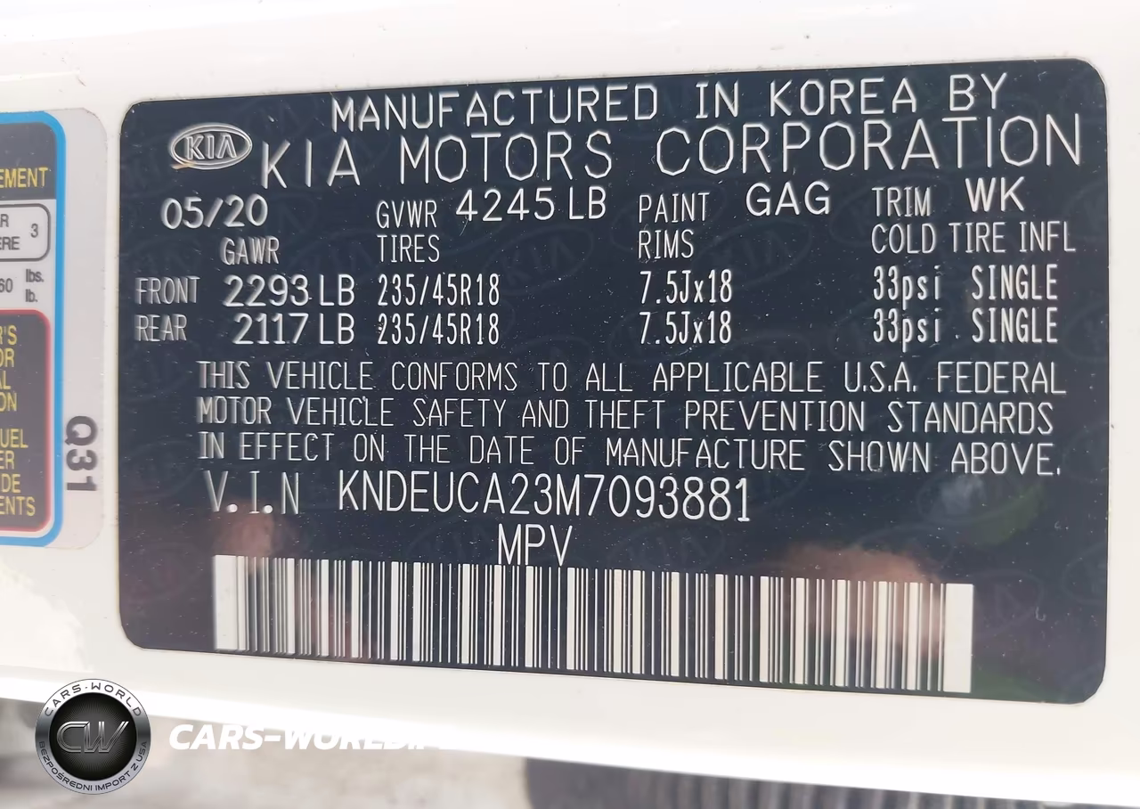 2021 Kia Seltos S Turbo VIN:KNDEUCA23M7093881 - 9
