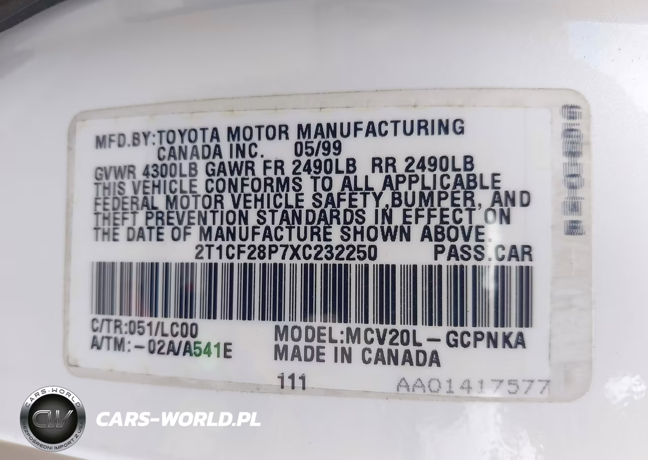 1999 Toyota Camry Solara Se V6 VIN:2T1CF28P7XC232250 - 9