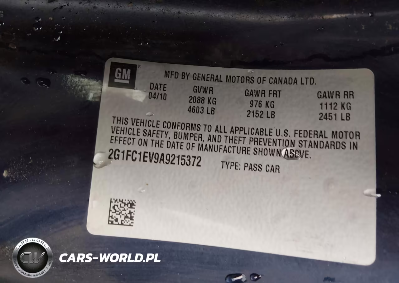 2010 Chevrolet Camaro 2Lt VIN:2G1FC1EV9A9215372 - 9