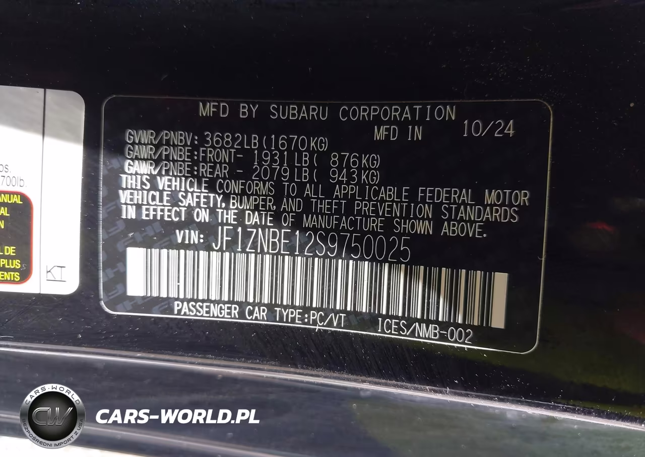 2025 Toyota Gr86 Premium VIN:JF1ZNBE12S9750025 - 9
