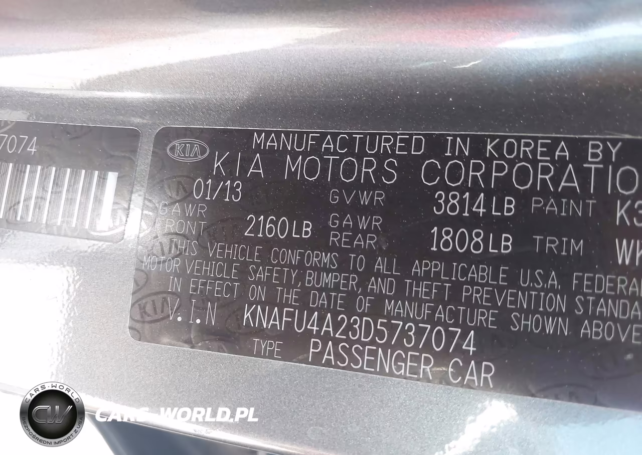 2013 Kia Forte Ex VIN:KNAFU4A23D5737074 - 9
