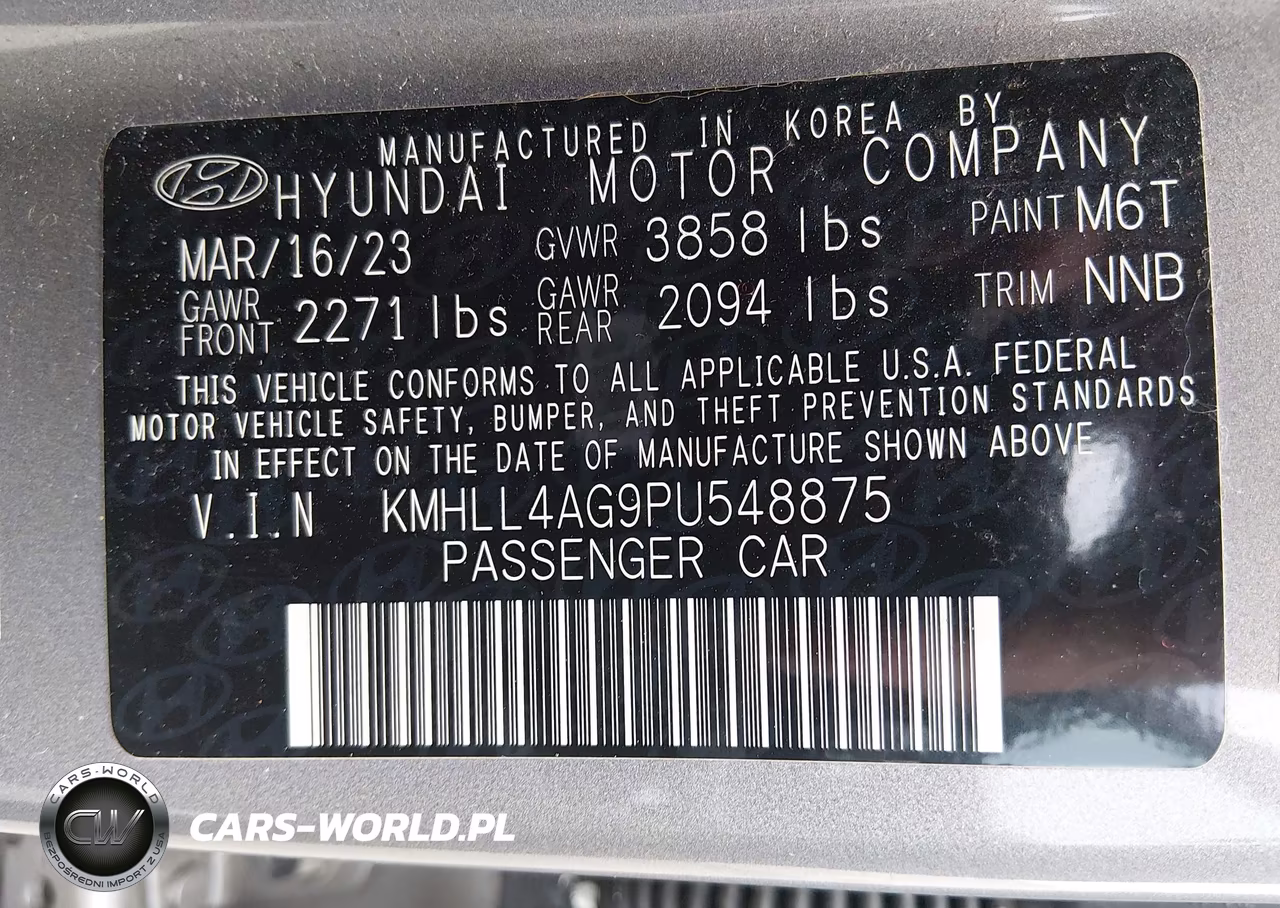 2023 Hyundai Elantra Se VIN:KMHLL4AG9PU548875 - 9