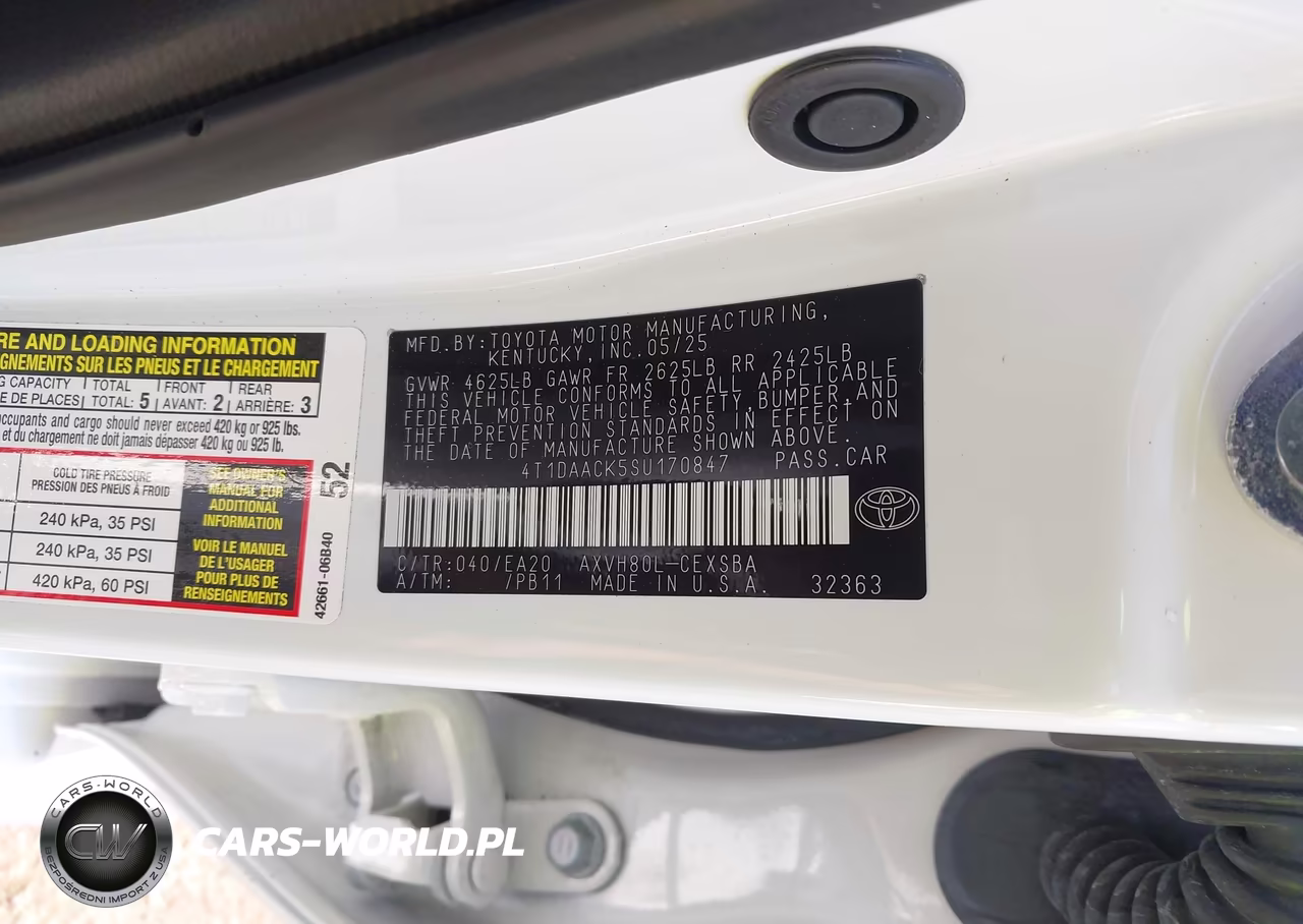 2025 Toyota Camry Se VIN:4T1DAACK5SU170847 - 9