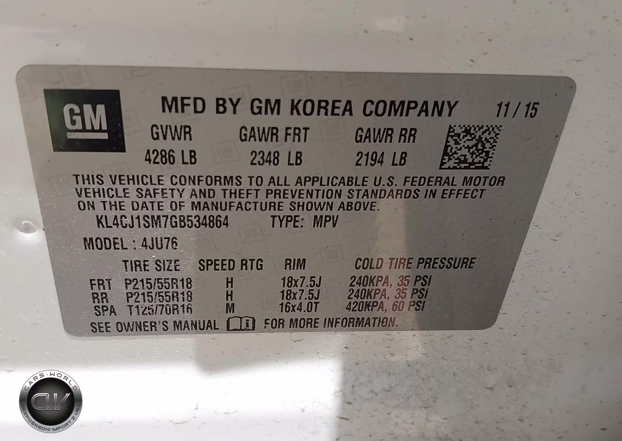 2016 Buick Encore Sport Touring VIN:KL4CJ1SM7GB534864 - 9