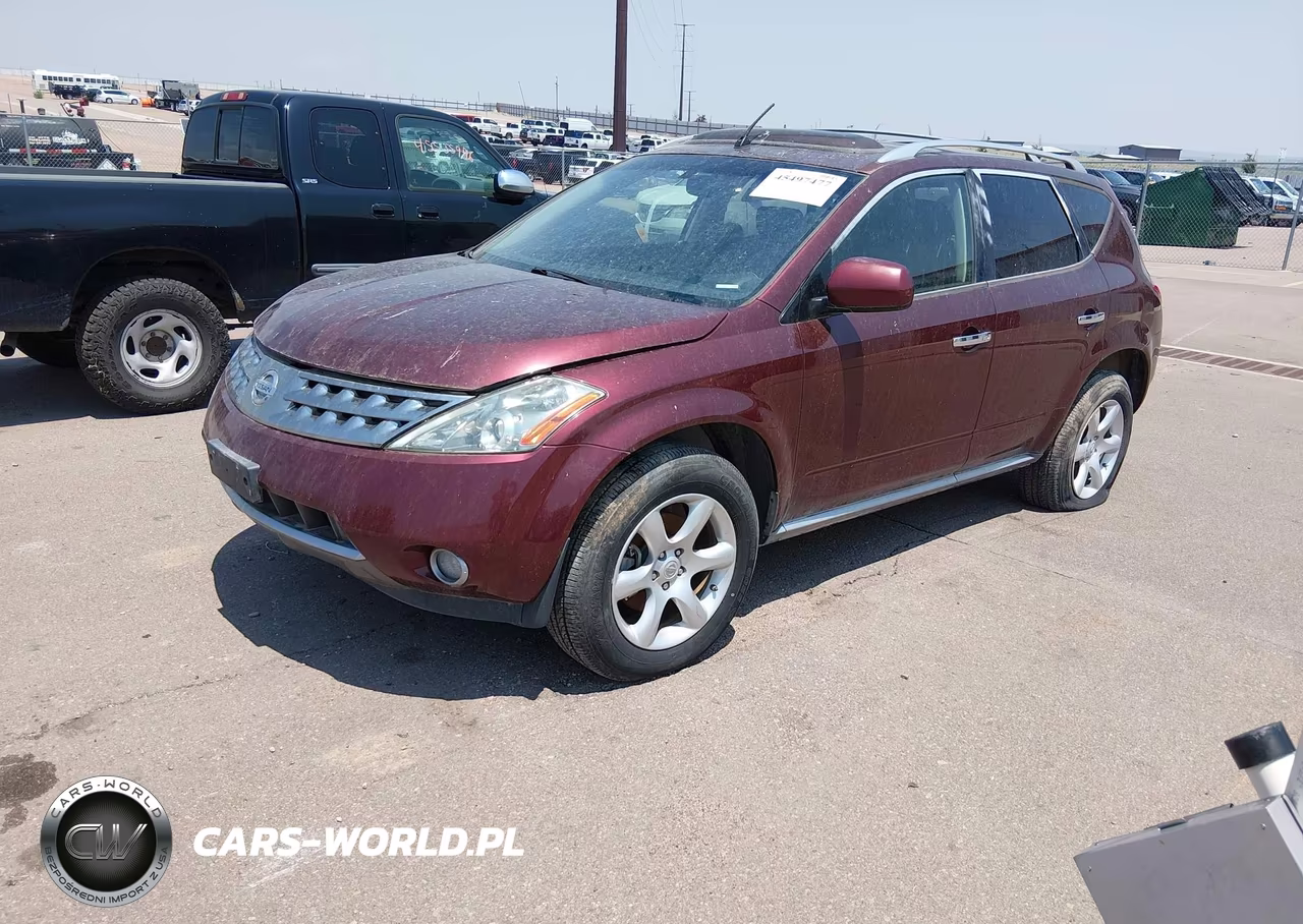 2007 Nissan Murano Se VIN:JN8AZ08W17W621617 - 2