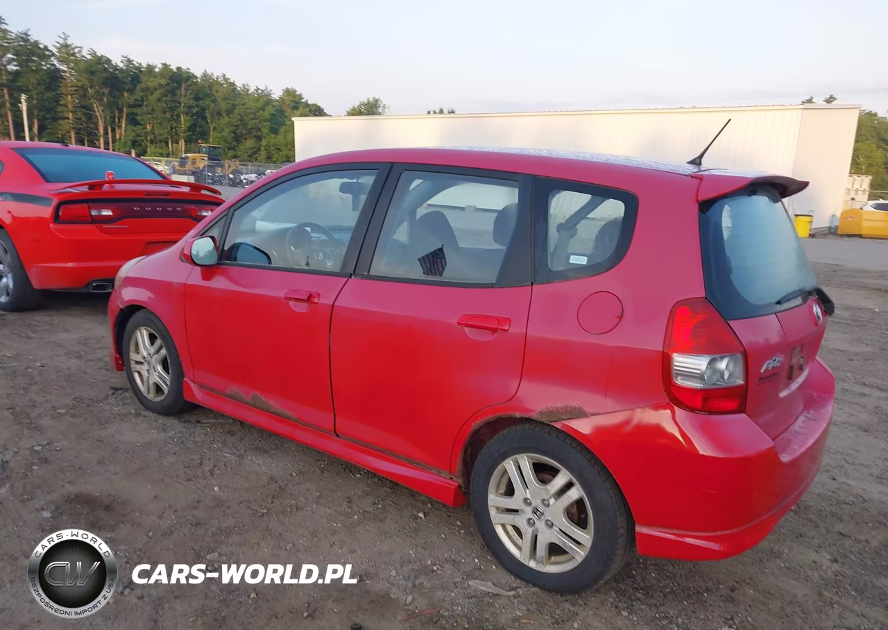 2007 Honda Fit Sport VIN:JHMGD37617S000276 - 6
