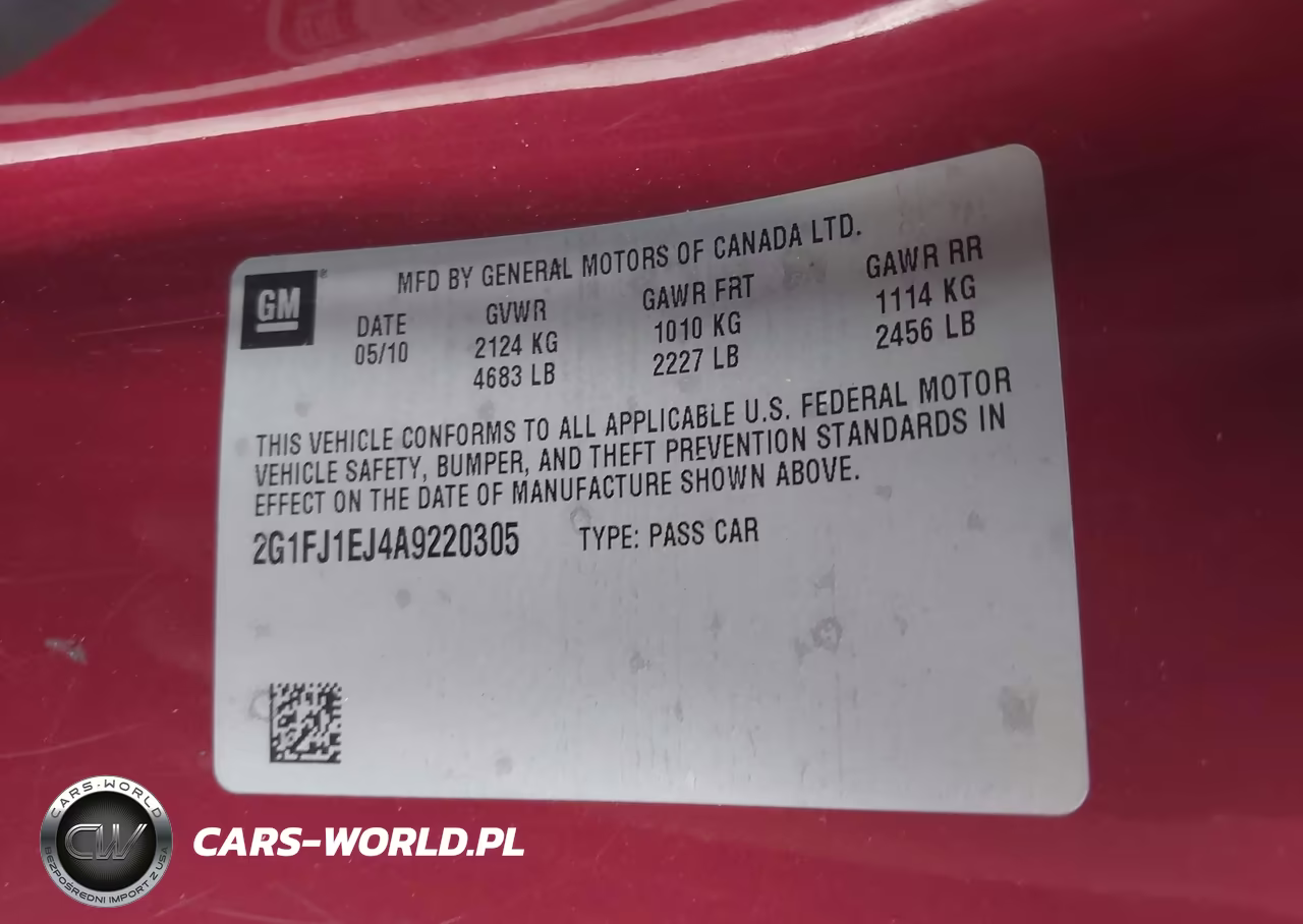 2010 Chevrolet Camaro 1Ss VIN:2G1FJ1EJ4A9220305 - 9