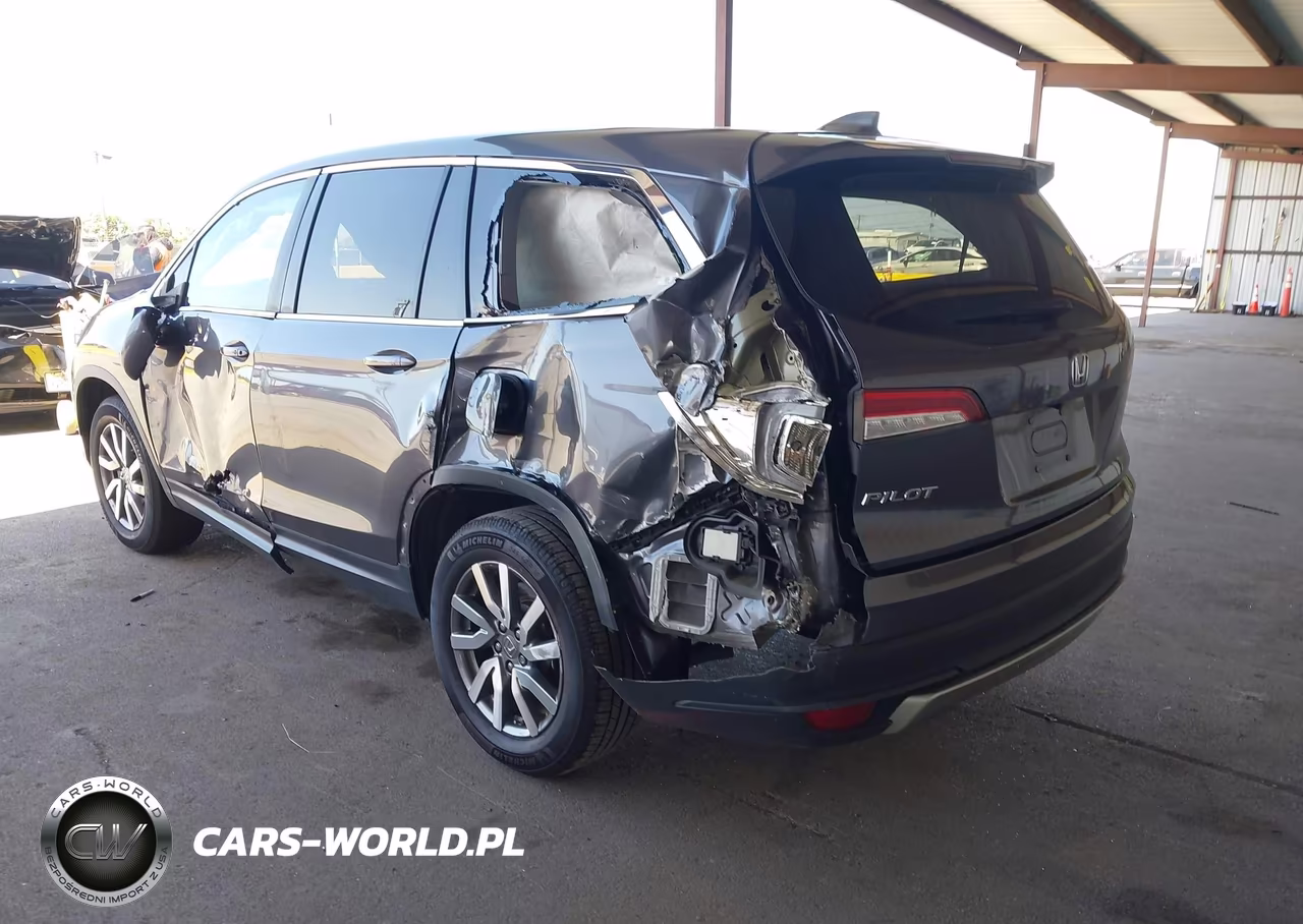2019 Honda Pilot Ex VIN:5FNYF5H38KB044829 - 3