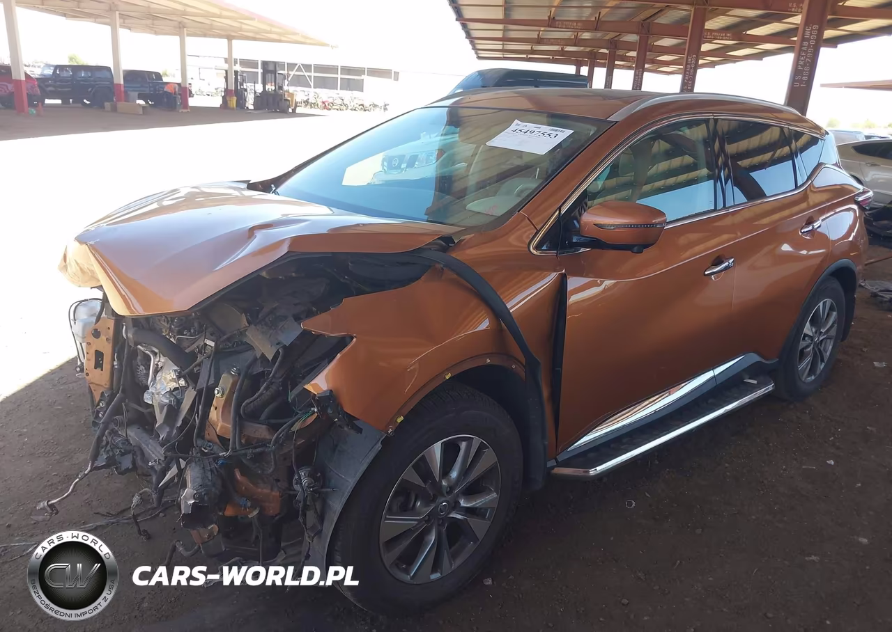 2017 Nissan Murano Sl VIN:5N1AZ2MG5HN105172 - 2