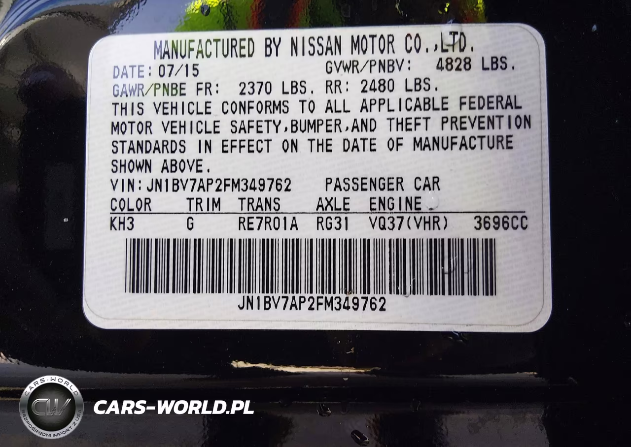 2015 Infiniti Q50 Premium VIN:JN1BV7AP2FM349762 - 9