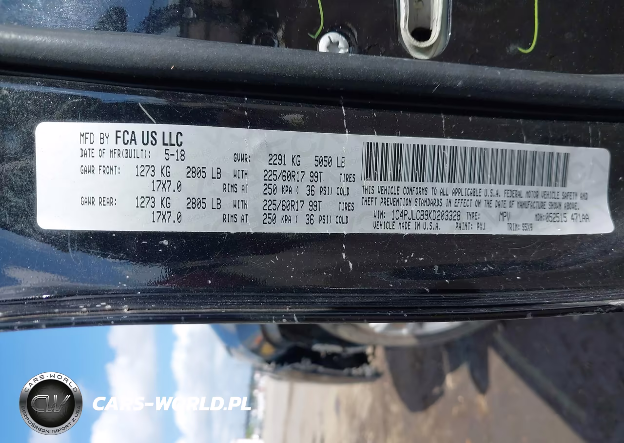 2019 Jeep Cherokee Latitude Fwd VIN:1C4PJLCB9KD203328 - 9