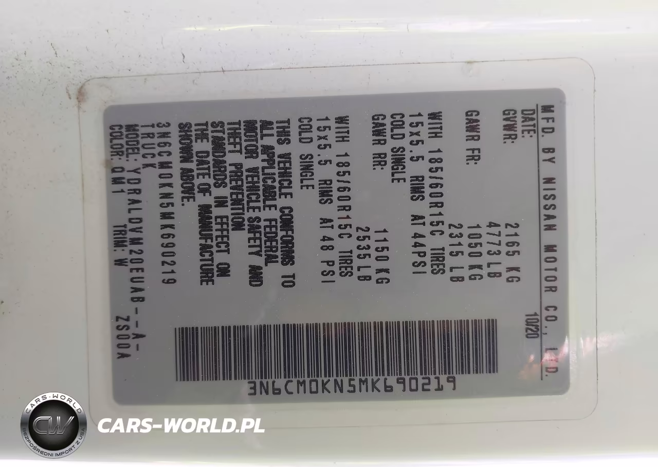 2021 Nissan Nv200 Compact Cargo S Xtronic Cvt VIN:3N6CM0KN5MK690219 - 9