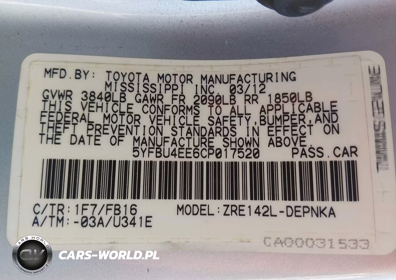 2012 Toyota Corolla Le VIN:5YFBU4EE6CP017520 - 9